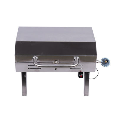 Portable Outdoor Gas Grill for Pizza BBQ Stainless Steel Countertops and Lightweight