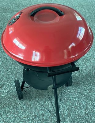 All-Season 17 Inches Garden Patio Design Apple Shape Outdoor BBQ Grill Charcoal Smoker