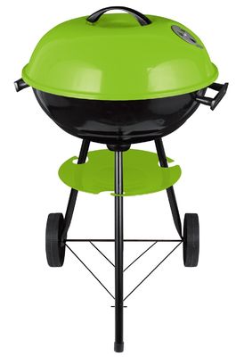 All-Season 17 Inches Garden Patio Design Apple Shape Outdoor BBQ Grill Charcoal Smoker