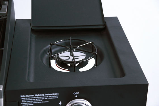 Customized Logo Acceptable 4 1 Stainless Steel Grill Propane BBQ Gas Grill for Patio Garden