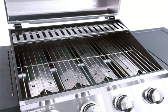 Outdoor Kitchen with Sink and Grill 6 Burner Propane Gas Type 430 Stainless Steel
