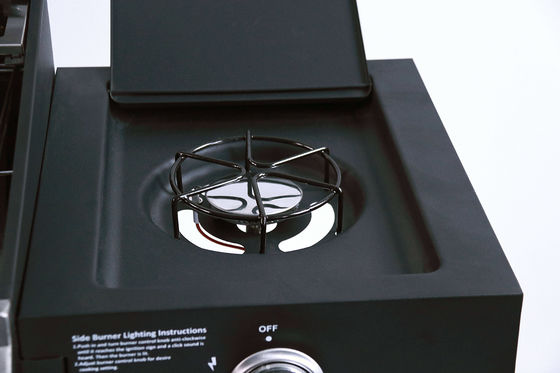 Outdoor Kitchen with Sink and Grill 6 Burner Propane Gas Type 430 Stainless Steel