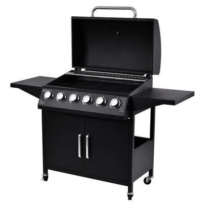 Portable Trolley Cart Bbq Gas Grill Perfect for Outdoor Cooking and Entertaining