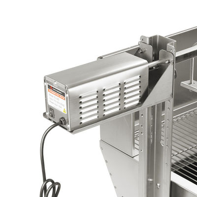 Adjustable Height Rotisserie Grill Machine Stainless Steel Roaster for Outdoor BBQ Party