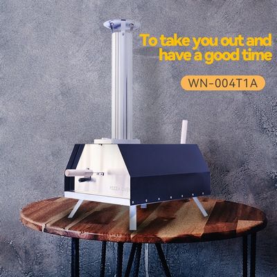 App-Controlled NO Outdoor Pizza Oven Wood Fired Burner Cooker Stove Grill Commercial