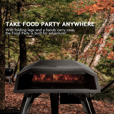 Matte Process Gas Pizza Oven 2022 16 inch Commercial Bakery Machine Portable Outdoor Oven