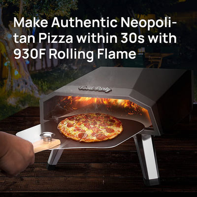 Matte Process Gas Pizza Oven 2022 16 inch Commercial Bakery Machine Portable Outdoor Oven
