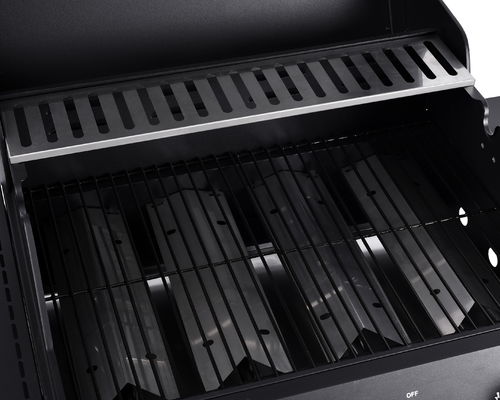 Picnic Rotisserie BBQ Grill with Gas Charcoal Propane and Easily Assembled Outdoor Design