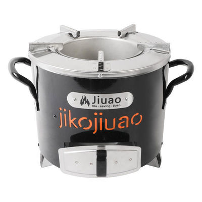 Stainless Steel Windproof Charcoal Camping Stove Ideal for Compact Camping in Africa