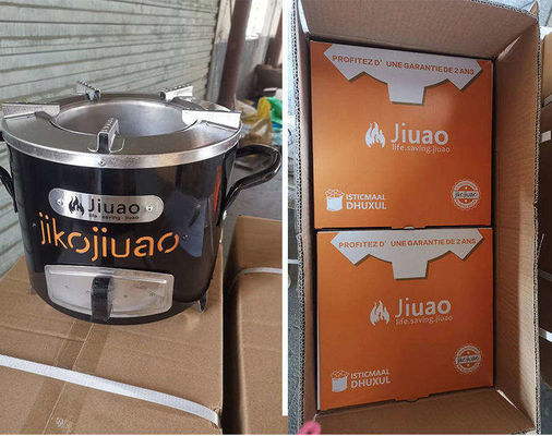Stainless Steel Jikokoa Classic Smokeless Charcoal Stove for Cooking in Indoor Camping